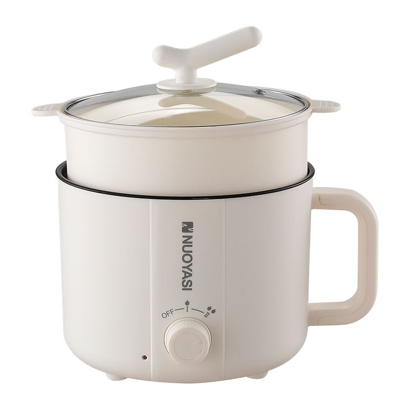 1.8 Liter Electric Cooking Pot With Non Stick Coating Inner and PP Steam Household Electric Rice Cooker for Dormitory and Home